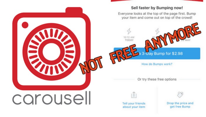 Carousell Bump Feature