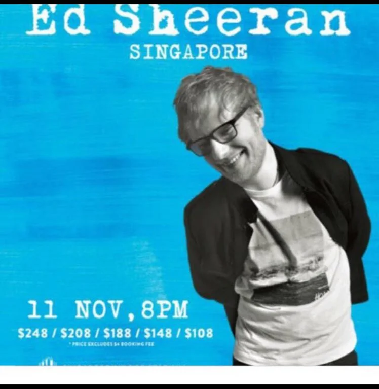 Carousell Singapore Ed Sheeran