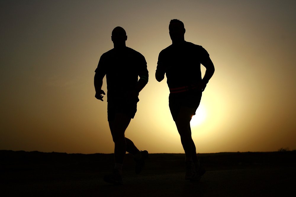 army-jog-running