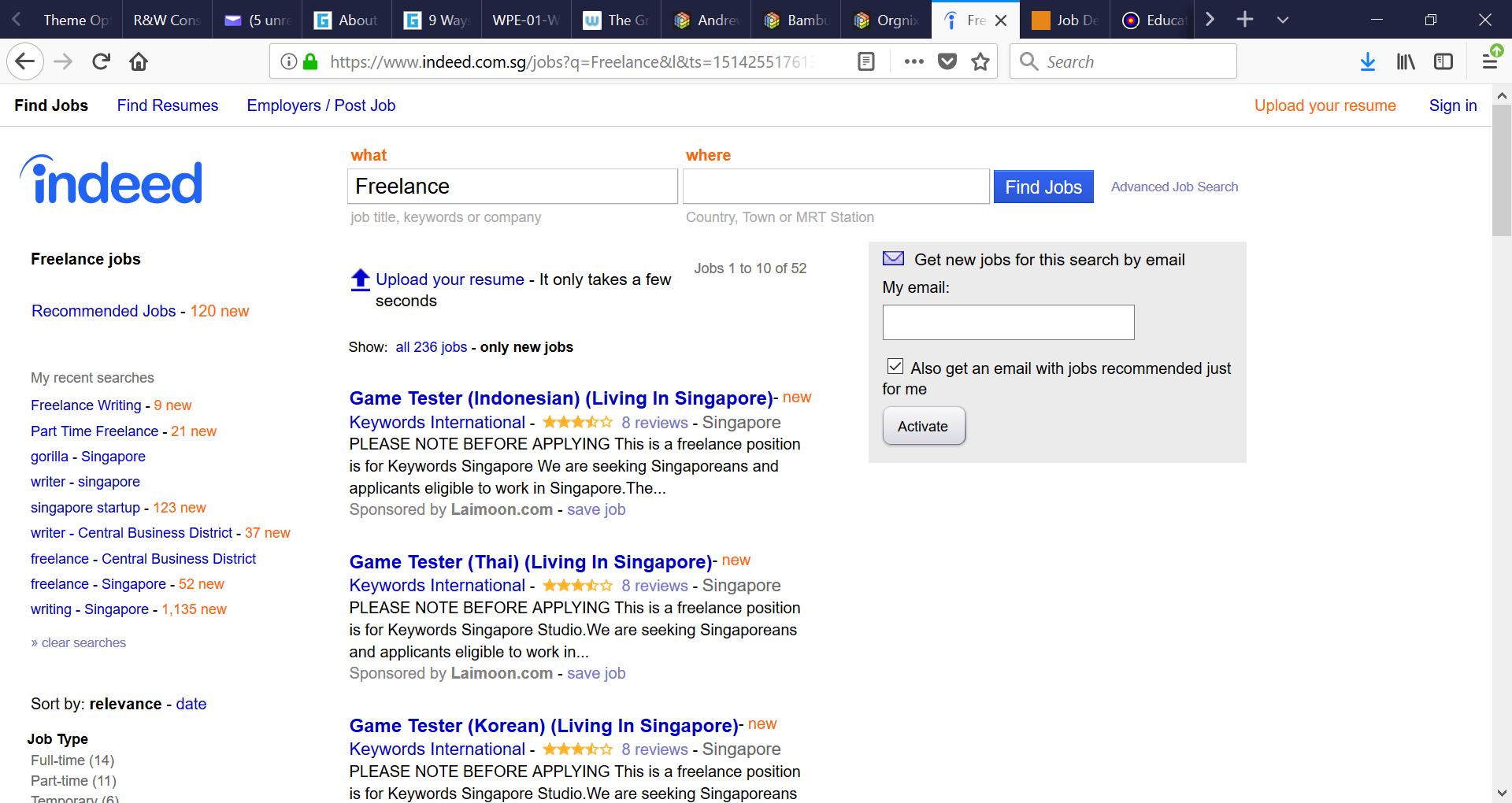 job search websites singapore