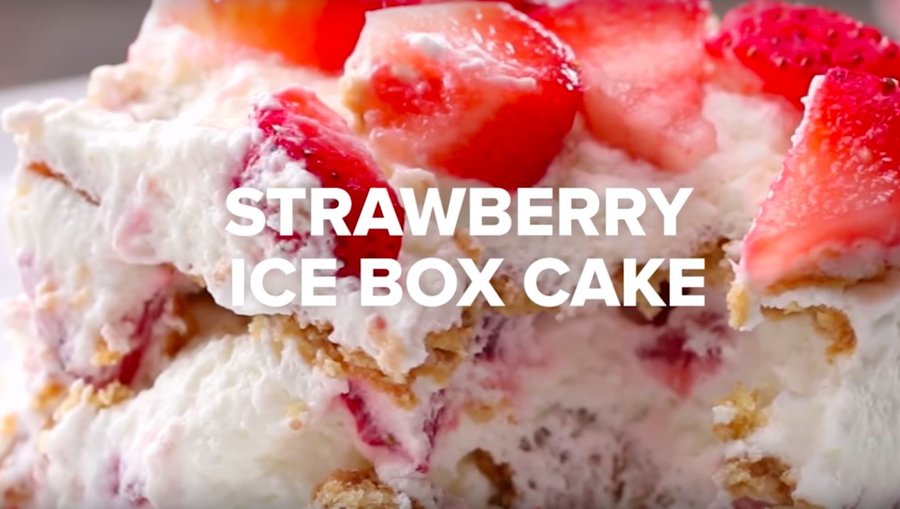 Strawberry Icebox Cake 2