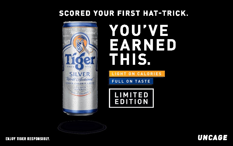 Tiger Beer Packaging Silver Limited Edition