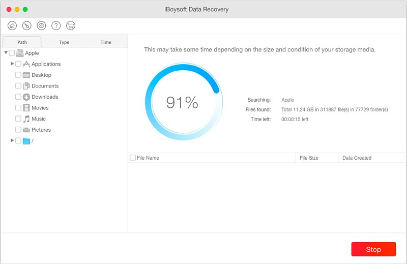 iBoyysoft data recovery scan mac windows