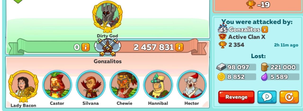 Hustle Castle PVP Empty Barrack Revenge Free Cost