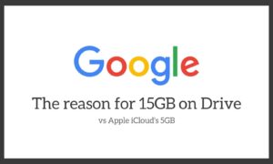 Google Drive Cover Photo 15gb storage Apple iCloud 5gb