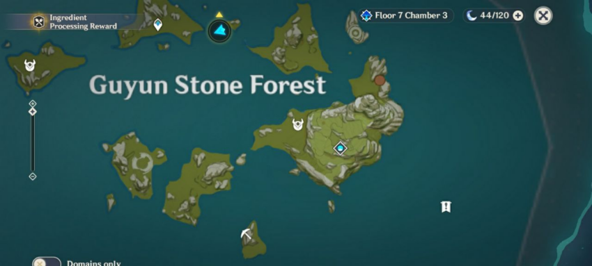 guyun каменный лес genshin воздействия