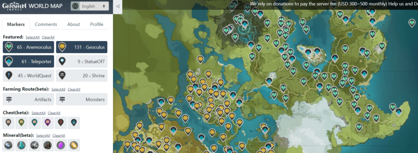 Genshin Impact Interactive World Map / Genshin Impact ...