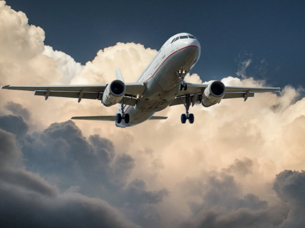 travel cover plane ramping up