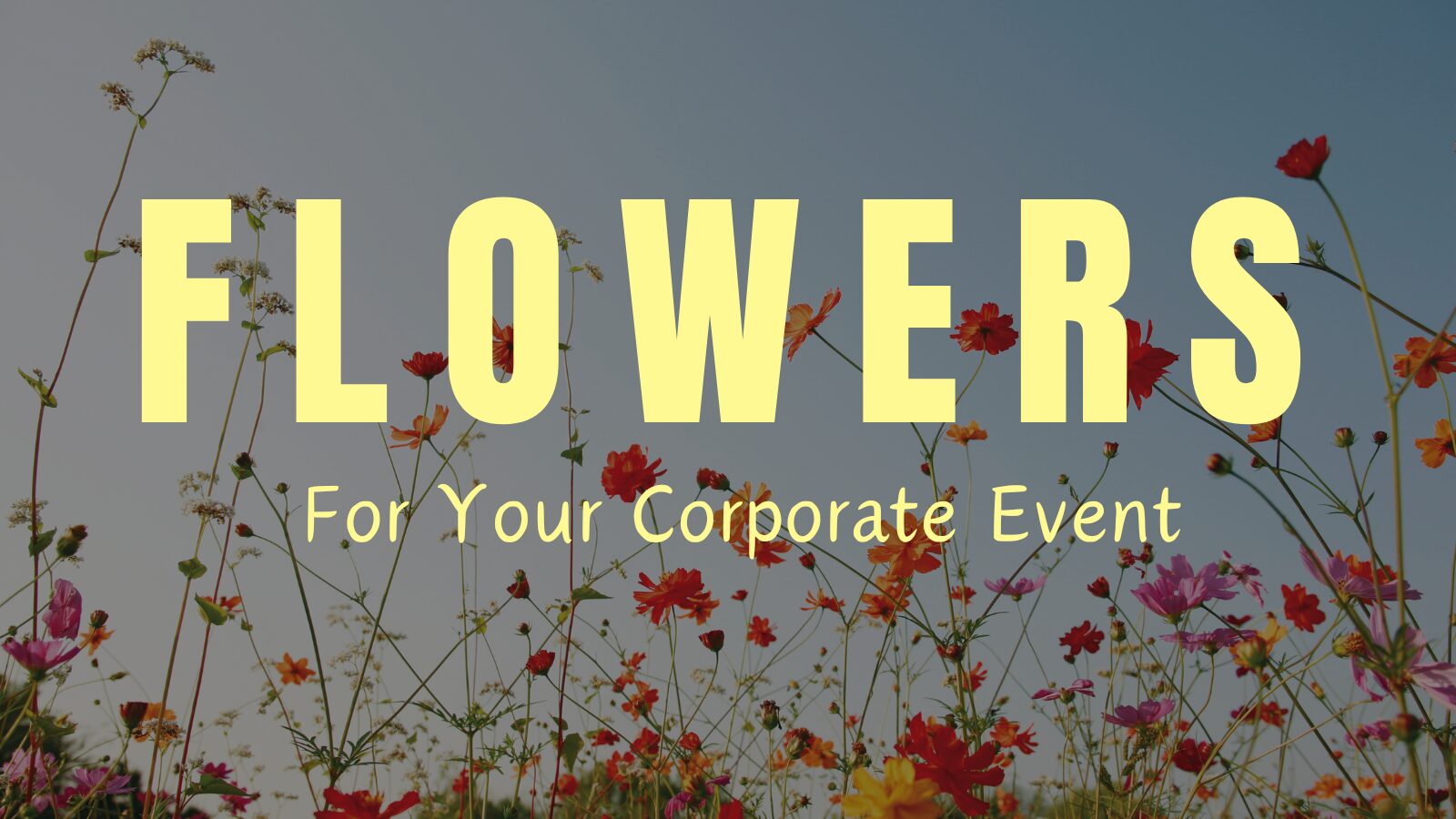 Flowers for your corporate event (2)